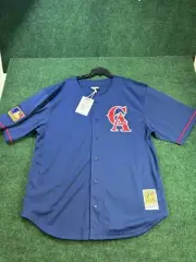 Mitchell & Ness Authentic Bo Jackson California Angels 1994 Button Jersey 2XLT