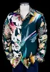 Robert Graham Savoy NWT $338 Embroidered Floral Abstract Sport Shirt Medium