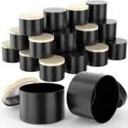 Upgraded 24 Pack Candle Tins 8 oz with Lids, Bulk Empty Candle Jars for Making C