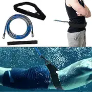 Adjustable Swimming Strap 4m Elastic Rope for Swimming Resistance Training in Pools