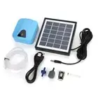 Aquarium Oxygen Pump Silent Solar Powered Waterproof USB Oxygenator Aerator Air