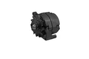 Proflow Alternator Power Spark, 100 Amp, 1G External Regulator, Black Powder Coat, V-Belt, For Ford, Falcon, Each