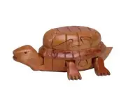 Brain Teasers Wooden Turtle 3D Puzzle