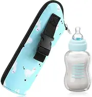XENQITO 1 x Baby Bottle Insulation Bag, Baby Bottle Bag, Baby Bottle Thermostat, Portable Baby Bottle Bag for Prams, Outdoor Travel, for Pram Travel Outdoors