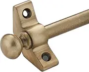 Set Of 13, Stair Carpet Rods, Round Finial, Antique Brass, Suitable For Carpet Runners Up To 70 Centimetre Wide Or Narrow
