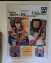 Vintage Vogue Craft Sewing Pattern Childrens Book of Teaching Pets New Uncut FF