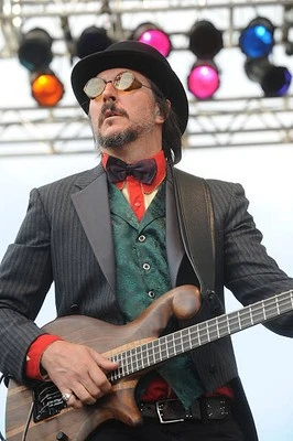 Bassist Vocalist Les Claypool of Primus performs at Day 3 of the 2- Old Photo
