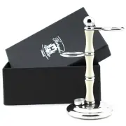 Shaving Stand in Ivory for Brush and Razor by Haryali London Perfect Mens gift