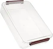 Sewroro Magazine Paper Protector File Organizer Box Portable Project Case Office Home School Wear-resistant File Storage Abs Pet