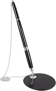 OFFSCH Secure Counter Pen Holder Desk Advertising Signature Pen Office Pen for Hotel Bank Reception School Supplies