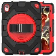 MCC Shockproof Strap iPad 10.9" 2022 10th Gen Kids Apple Case Cover SPMan [Black+Red]