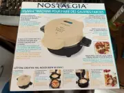 Nostalgia My Mini Stuffed Waffle Maker Sealed