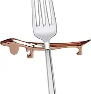 Chopstick Rest - Fork Rack for Dining Table - Stainless Steel Decorative Spoon Holder, Animal Shape Fork Rack for Dining Room