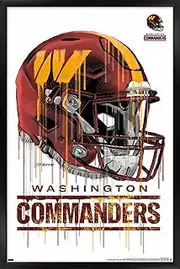 Trends International NFL Washington Commanders - Drip Helmet 22 Wall Poster