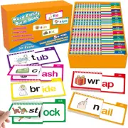 Word Families, Letter Sounds Flash Cards, ABC Vocabulary Flashcards, Kindergarte