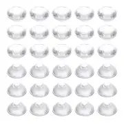 20mm High Power LED Lens, 30 Pcs 60 Degree Smooth Optical PMMA Lenses, Clear
