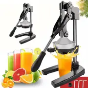 Black Commercial Manual Juicer Hand Press Juice Extractor Squeezer Orange Citrus