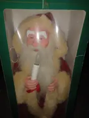 Santa's Best Santa Clause Porcelain Animated Collectible Animation