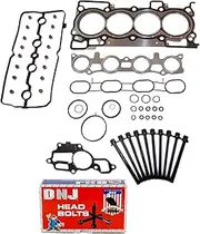 DNJ HGB635 Cylinder Head Set with Head Bolt Kit, Automotive Replacement Parts for 2007-2012 Nissan Sentra 2.0L 1997cc 122cid L4 DOHC