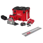 Milwaukee Cordless 6-1/2" Plunge Track Saw Kit w/ 31" Track Saw Guide Rail 18V