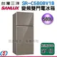 580公升【SANLUX 台灣三洋鏡面鋼板 變頻雙門電冰箱】SR-C580BV1B