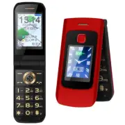 NEW Flip Mobile Phone 2.6in Screen 2G Cell Phone Large Button for Elder Kid Gift