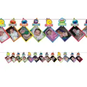 Elmo Turns One Photo Garland Banner