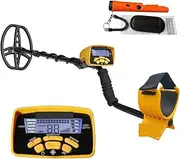 Metal Detectors, Professional Metal Detector MD 6450 with Digital Display Light Gold Digger Underground Long Range for Beach/Gold Hunting(MD-6450 withMD700)