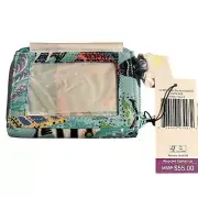 Vera Bradley RFID Petite Zip Around Lighten Up Wallet in Antilles Treasure