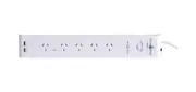 Powershield PSZ5U2 Zapguard Surge Protected 5 Way Power Board