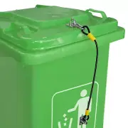 Trash Can Locks for Animals Stop from Rummaging Metal Universal Lid Lock for Out