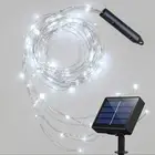 Solar Fairy Lights Outdoor White, Multi Strand 180 Leds Watering Can