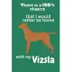 There is a 100% chance that I would rather be home with my Vizsla: For Vizsla Dog Fans