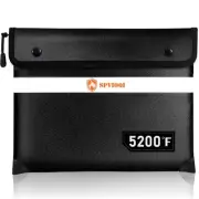 Fireproof Document Bag 5200°F with Heat Insulated, Fireproof Money Bag for Ca...