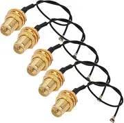 XYWHPGV 5pcs RF0.81 Soldering Wire IPEX4 to RP-SMA Antenna WiFi Pigtail Cable 10cm Long for Router(a5866 5e7b0 ea6ee bd02b 6ce38 f9920