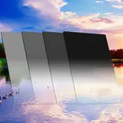 Zomei 100mm Gradual Neutral Density Square Filter ND2+4+8+16 for Cokin Z Camera