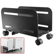 Computer Case Stand Holder CPU Desktop PC Tower Roller Wheels Width Adjustable