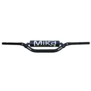 Mika Metals 7/8" Handlebars YZ/Reed Bend Black For SUZUKI DR100 1983-1990