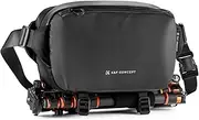 K&F Concept 2 in 1 Sling Bag 10L Everyday Shoulder Bag & Multifunction Photography Crossbody Camera DSLR Backpack Portable Bag Black