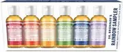 DR. BRONNER'S Pure-Castile Soap Liquid (Hemp 18-in-1) Rainbow Sampler 59ml x 6 Pack
