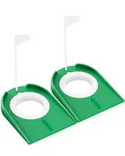 Golf Putting Cup with Flag Plastic Golf Hole Training Aids Portable Indoor Ou...