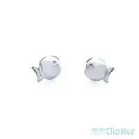 在飛比找momo購物網優惠-【Clio Blue】大頭魚耳環(法國巴黎品牌/925純銀)