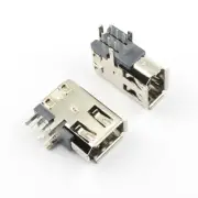 10Pcs USB 6 Pin Female Firewire Right Angle Socket Connector 90 Degree IEEE 1394