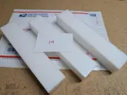 White Plastic Delrin/Acetal sheet/block lot, 3 pieces CNC Mill CNC Router(#111)
