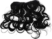 Outanaya Wavy Clip in Hair Extensions for Women Invisible Human Hairpiece for Natural Look for Adding Volume and Style to Your Hair Easy to Use Hair Accessory