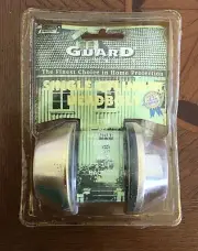 Guard Security Single Cylinder Deadbolt #281HDBP, Brass, Box Unopened