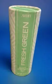 Vintage Avon Fresh Green Talc 3.5 Oz New Old Stock