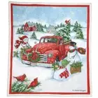 Susan WingetTM Truck and Snowmen Sherpa Throw 50x60