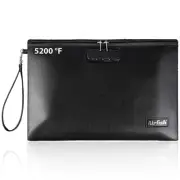 Fireproof Document Bags with Lock, 14.2 x 10 inches Zipper Closure Money Bag,...