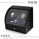 【P&W手錶自動上鍊盒】2+2支裝 5種轉速設定【大錶專用】觸控式面板 LED顯示 遙控功能 機械錶專用